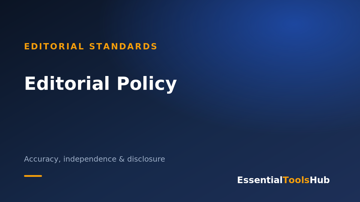 Editorial Policy